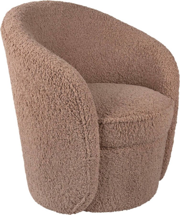 Leitmotiv Cuddly Teddy fauteuil (Kleur zitting: bruin)