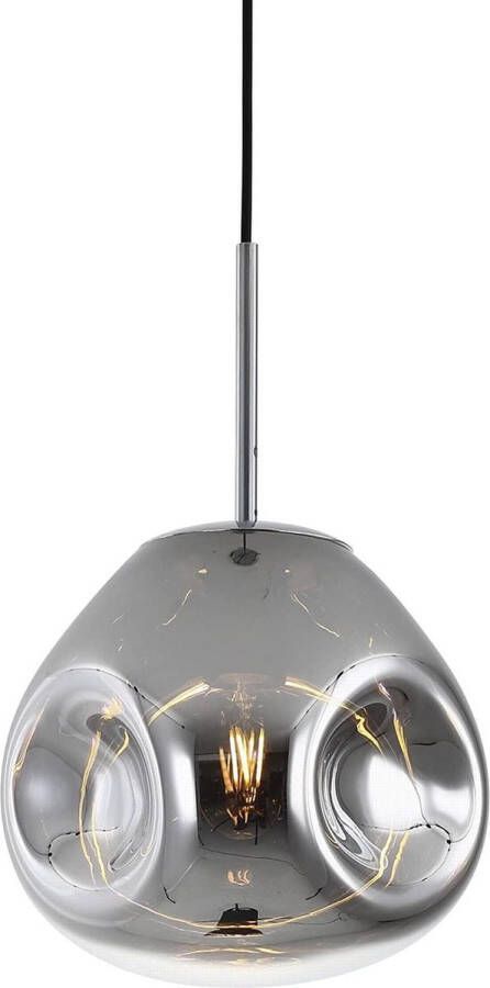 Leitmotiv Hanglamp Blown Glass ø25cm Chroom