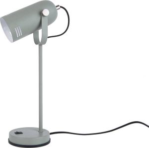 Leitmotiv Husk Tafellamp Bureaulamp Ijzer 46x12 5cm Groen