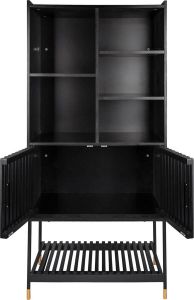 Leitmotiv Kast Marve Zwart 75x150 cm