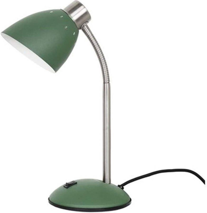 Leitmotiv Tafellamp Bureaulamp Dorm mat groen metaal