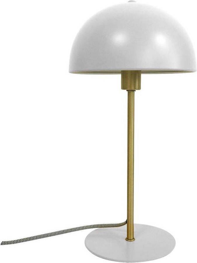 Leitmotiv Tafellampen Table lamp Bonnet metal Wit