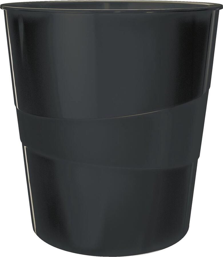 Leitz Papierbak Recycle range 15liter zwart 1 stuk 6 stuks