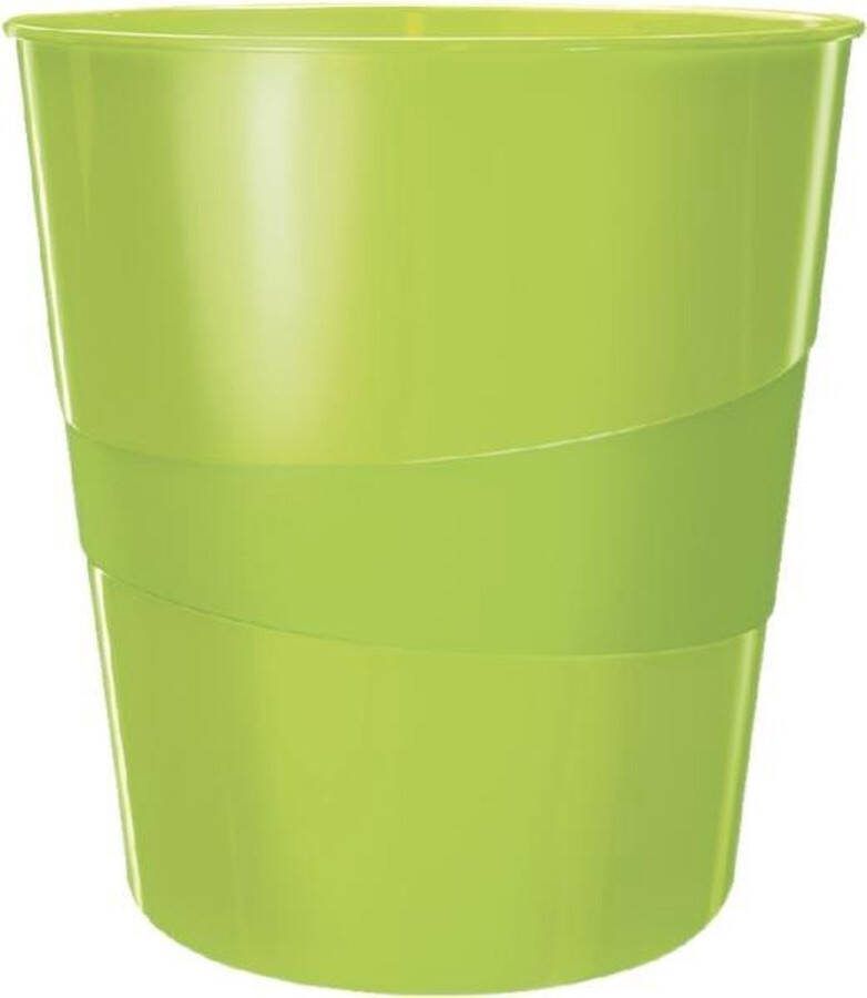 Leitz Papierbak Wow 15 Liter Groen