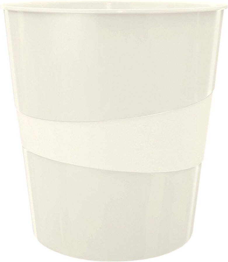 Leitz Papierbak WOW 15liter wit 1 stuk 6 stuks