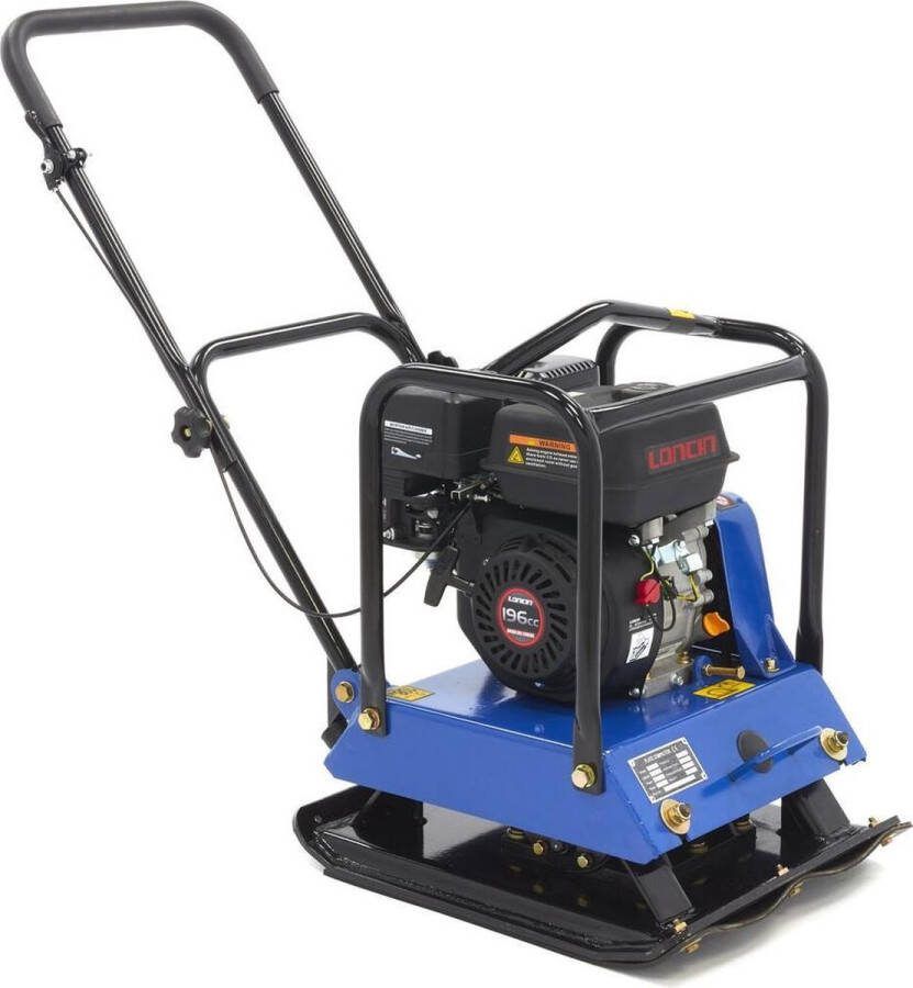 Lemato Professionele 6 5 PK Trilplaat Inclusief Wielenset en Bestrating Beschermplaat 15000N