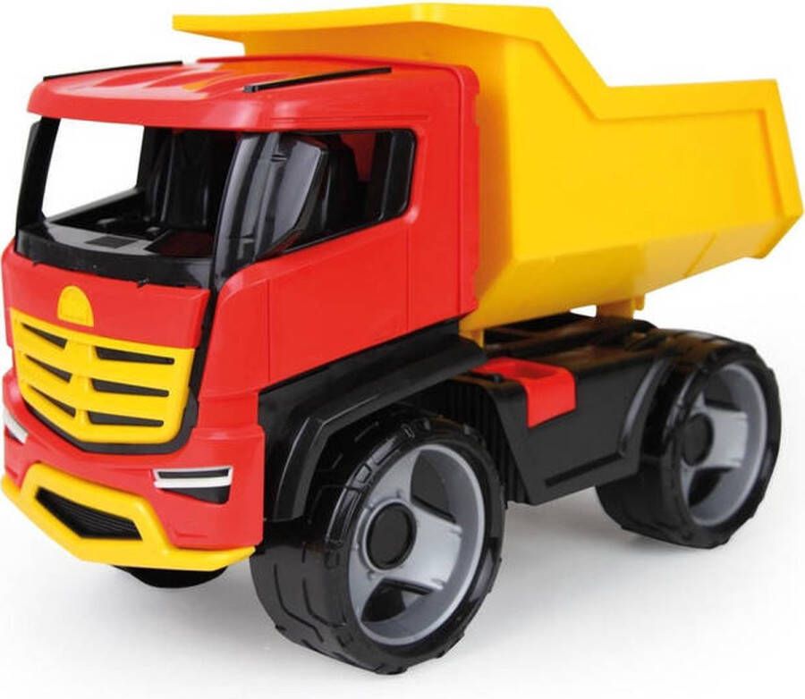 Lena GIGA TRUCKS Dump truck Titan Kiepwagen 51 x 25 x 35 cm (lxbxh) Rood Geel