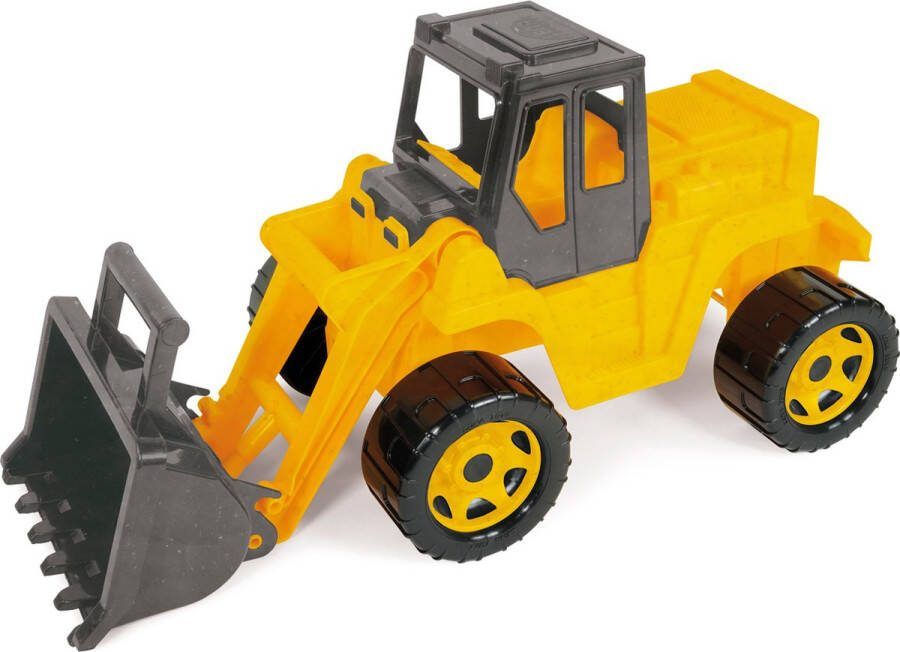 Lena GIGA TRUCKS Shovel Pro Zwart Geel (sit on) 63cm