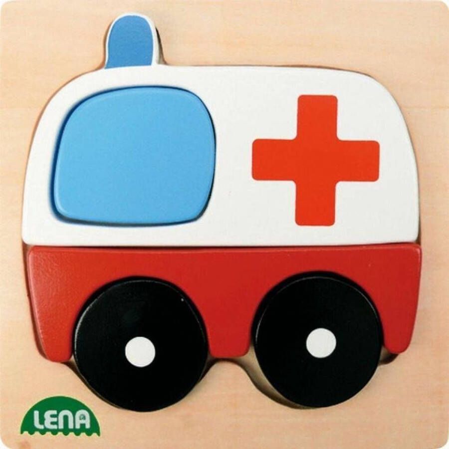 Lena Houten puzzel Ambulance