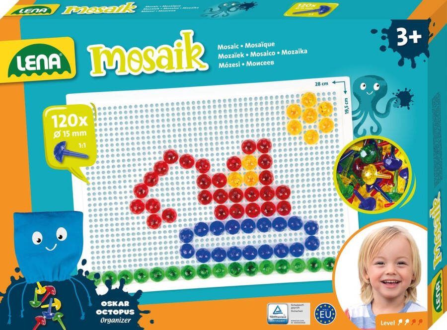 Lena Mozaïek Set Transparant 120pcs 15 mm