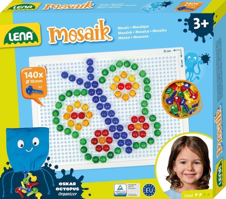Lena Mozaïek Set Transparant 140pcs 10mm