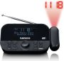 Lenco CR 615BK DAB+ en FM Radio met tijd projectie Dubbel alarm en Snooze functie Zwart - Thumbnail 1