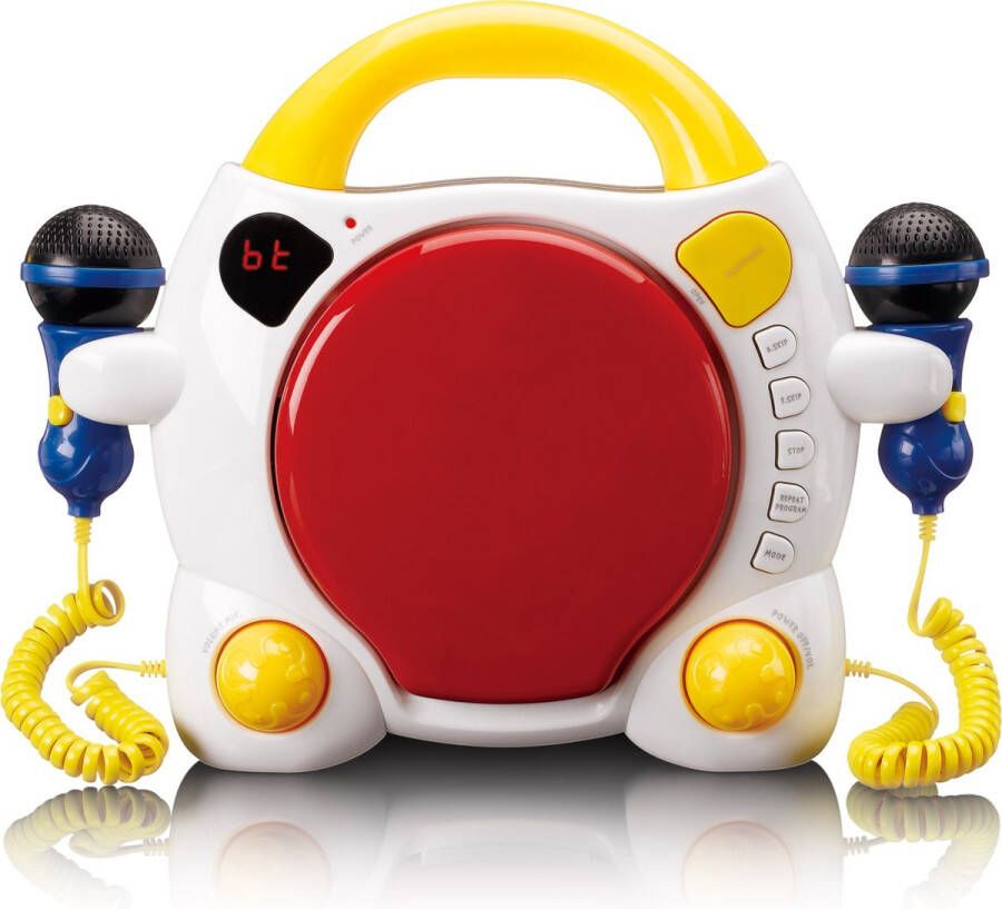 Lenco KCD-011KIDS Draagbare karaoke CD-speler met Bluetooth voor kinderen Meerkleurig