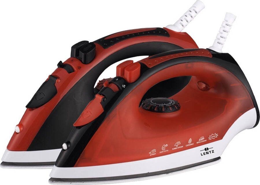 Lentz 20532 Strijkijzer Rood 2300 Watt