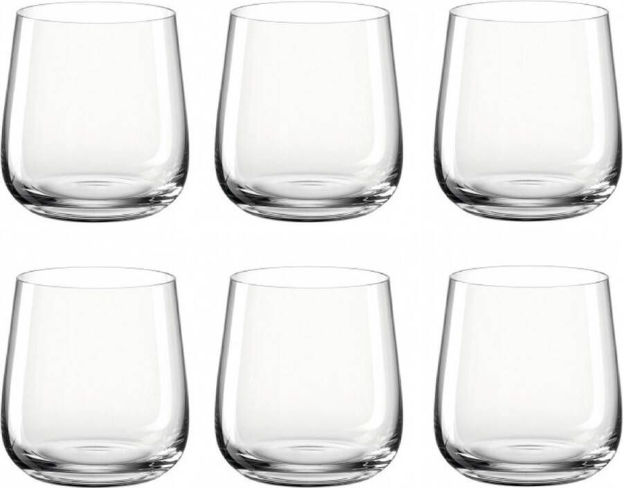 Leonardo Brunelli whiskeyglas 400ml set van 6 glazen