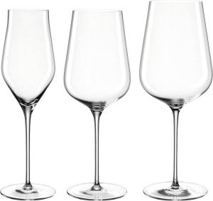 LEONARDO Glazenset BRUNELLI (elk 6 champagne- wittewijn- rodewijnglazen) (set 18-delig)