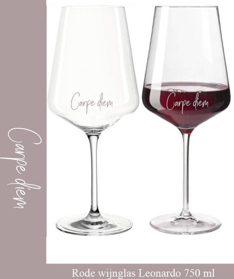 Leonardo Carpe diem Stijlvol rode wijnglazen 750ml Set van twee!