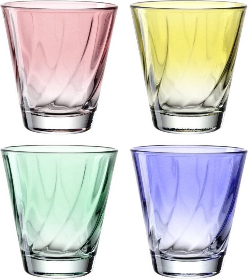 Leonardo drinkglas 215ml assorti TWIST SET 4