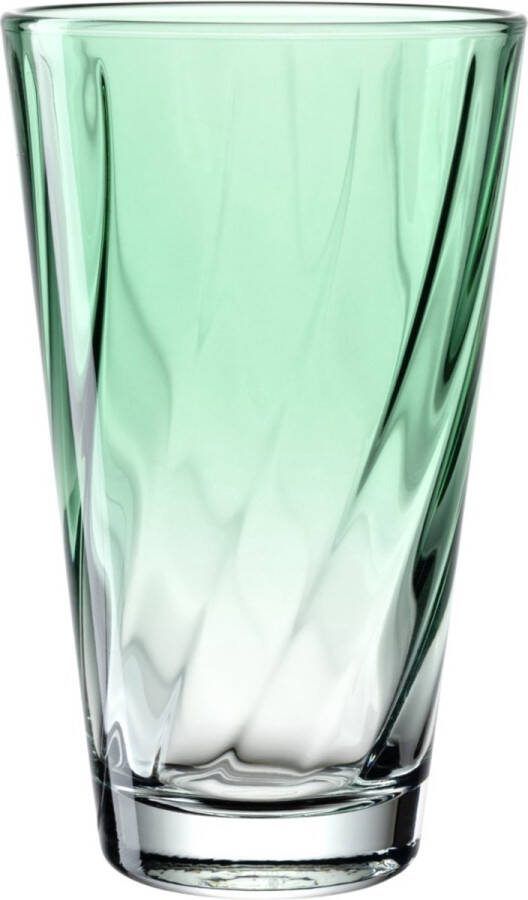 Leonardo Drinkglas 300ml green TWIST SET 4