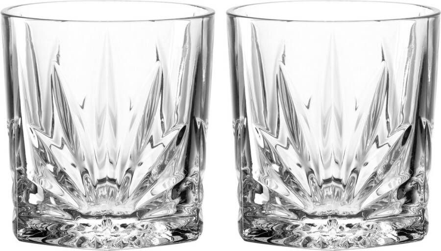 Leonardo Geschenkset Whiskeyglas Old Fashioned 220ml IL MONDO set van 2