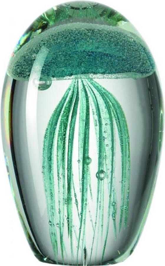 Leonardo Jellyfish Ornament Kwal H11 cm Turquoi