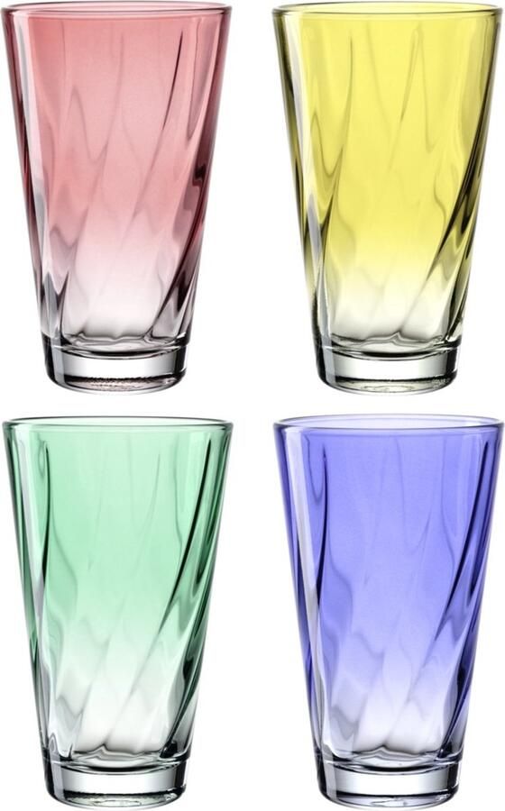 Leonardo Drinkglas 300ml assorti TWIST SET 4