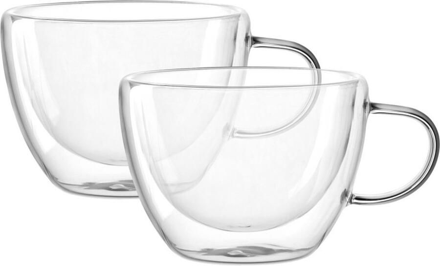Leonardo Geschenkset Dubbelwandige Glazen Duo 360 ml Set van 2