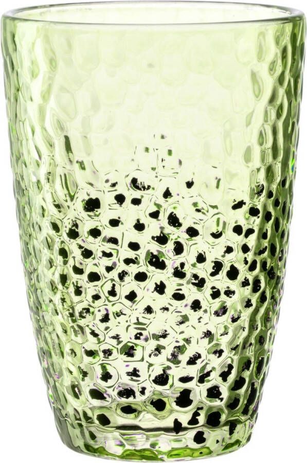 Leonardo Longdrinkglas 340ml groen MATERA set van 4