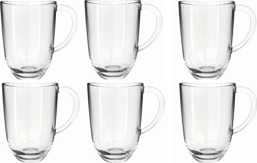 Leonardo Latte Macchiato Glazen Napoli 380 ml 6 stuks Hittebestendig