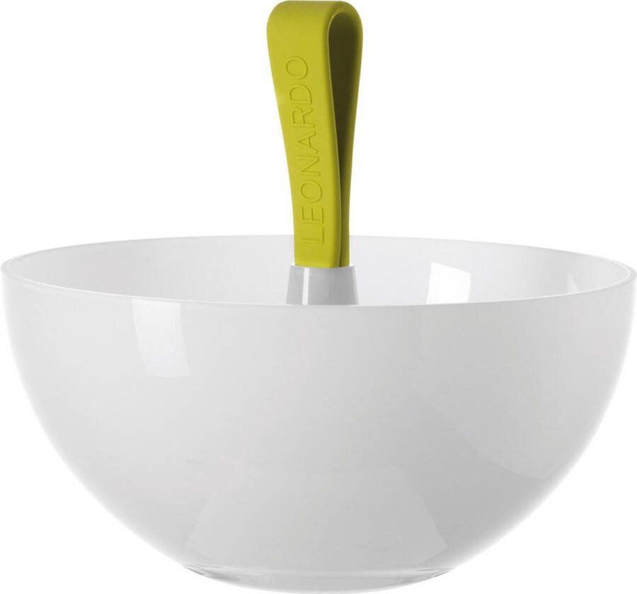 Leonardo Nico Snackschaal Wit groen Glas