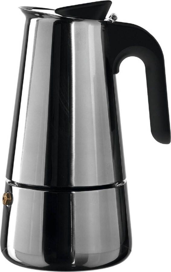 Leonardo Percolator Caffe Per Me Zwart 4 Kops