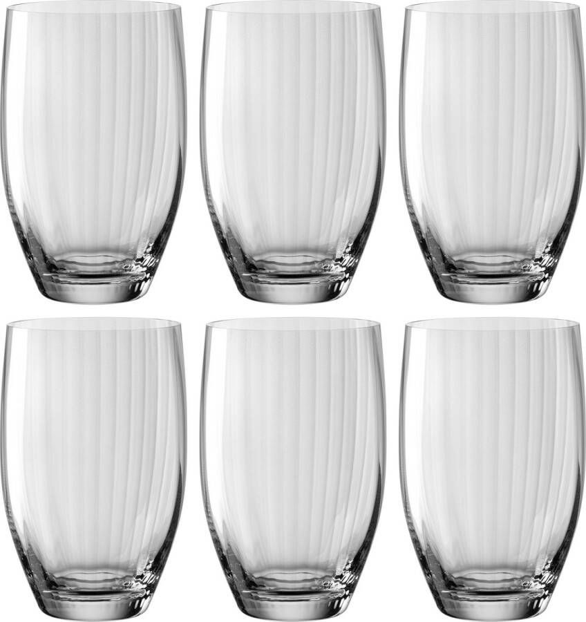 Leonardo Poesia Longdrinkglas 460ml grijs set 6