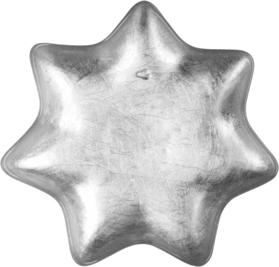 Leonardo Stella Bord ster 23 cm zilver