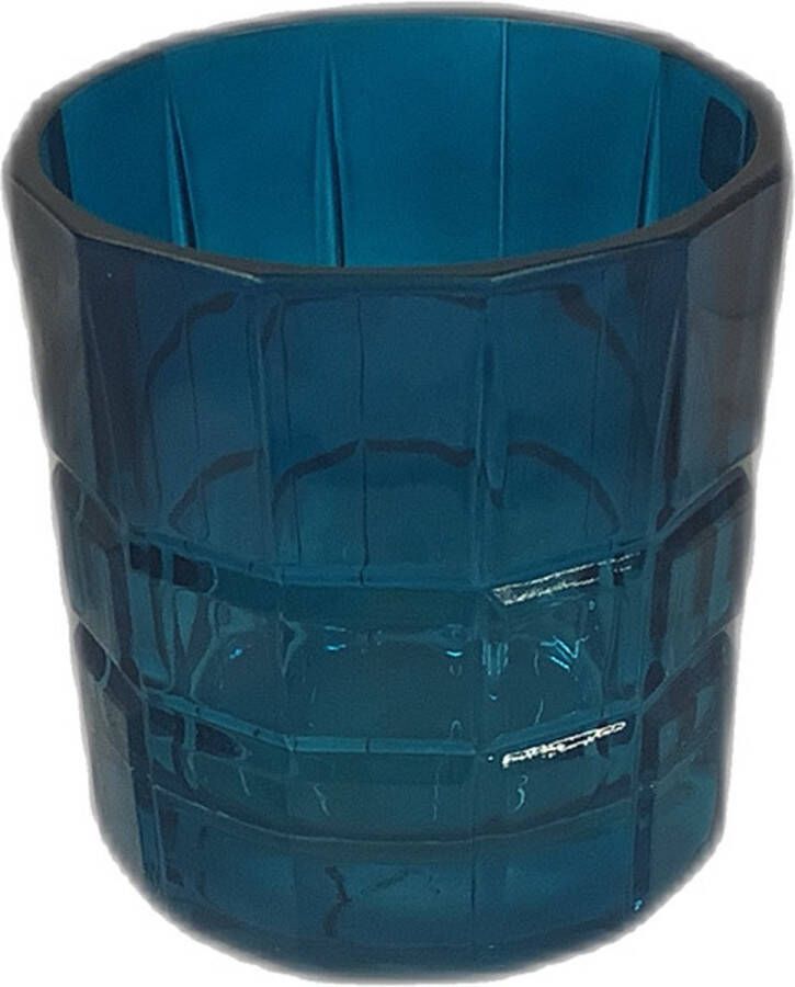 Leonardo waxinelichtjeshouder blauw