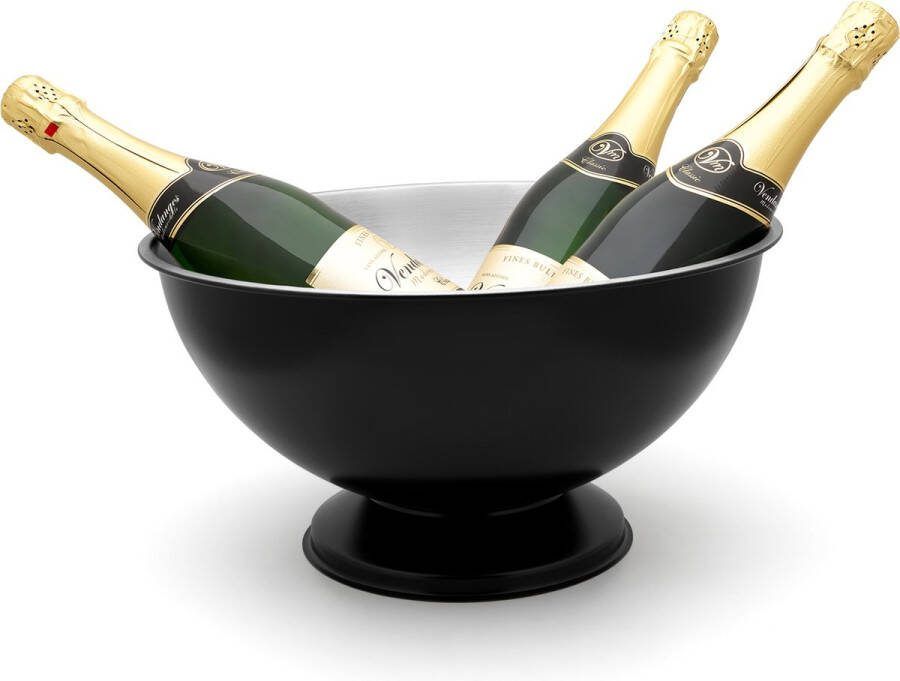 Leopold Vienna Champagneschaal & champagnekoeler Classic II zwart