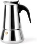 Leopold Vienna Espressomaker Trevi 4-kops RVS - Thumbnail 1