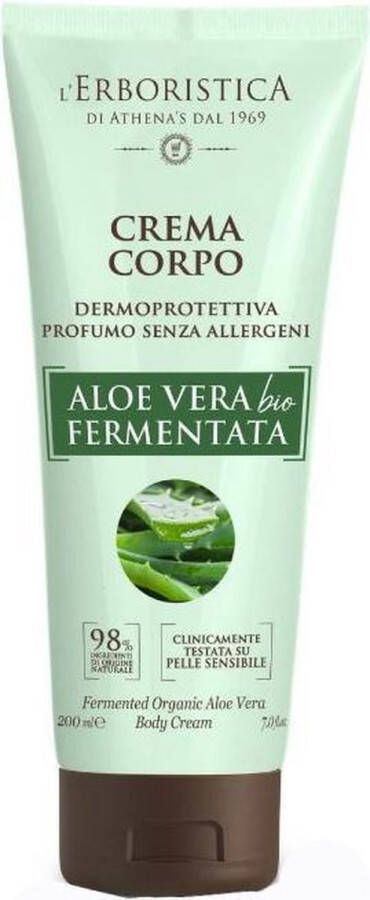 L'erboristica Bodycrème Fermented Organic 200 Ml Vegan Wit