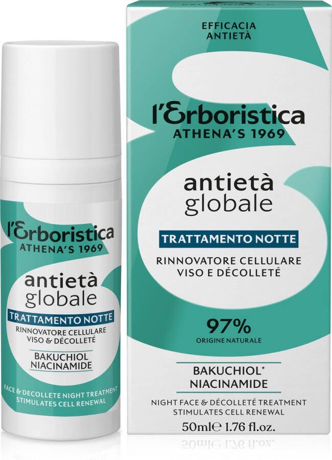 L'erboristica Nachtcrème. Plantaardige Phyto Collagen. (50 ml)