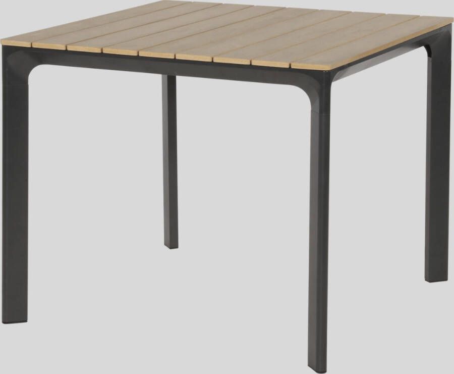 Lesli Living Arezzo dining tuintafel | aluminium + polywood | 90x90cm