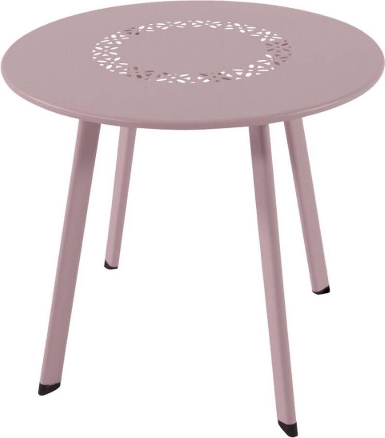 Fraaai lesli Living bijzettafel Dali roze 45x40cm