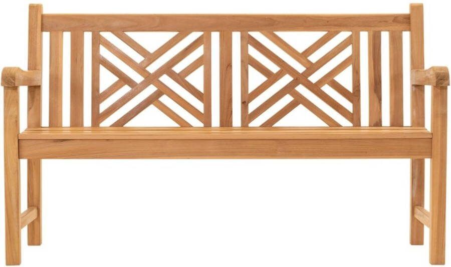 Lesli Living Cross bank teak 150x64x92cm