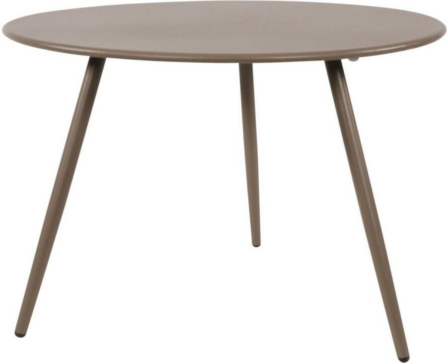 Lesliliving Outdoor Living Bijzettafel Rafael Ø60x41 cm taupe