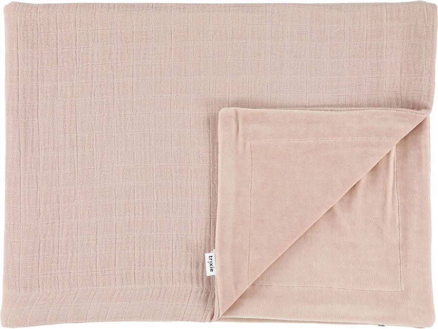 Les Reves d Anais Trixie Dekentje Bliss Rose 75 X 100 Cm Katoen Roze