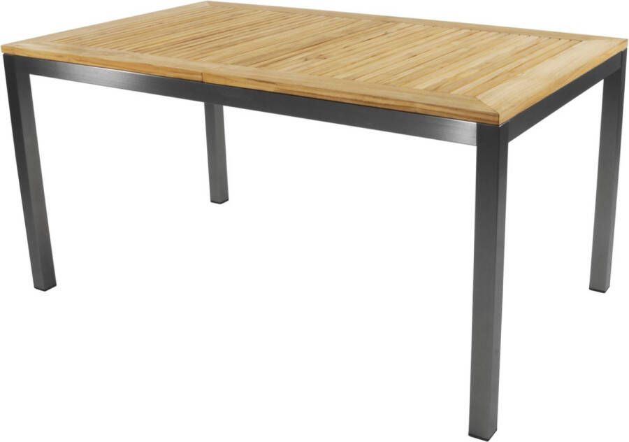 Express Marmaris tuintafel uitschuifbaar 152 210 met houten tafelblad