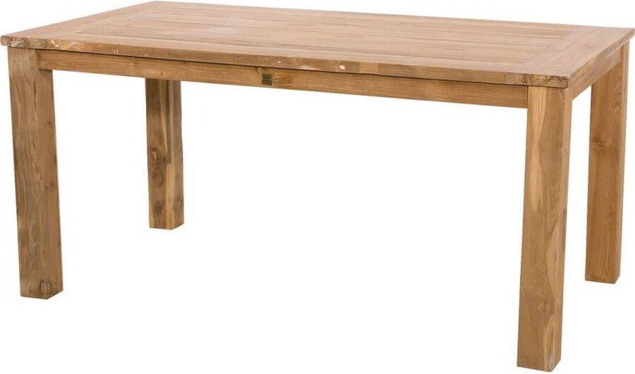 Express Tuintafel recycled teak met blokpoten 180 cm