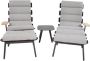 Express Ventus Negro zwarte duo loungeset 2 persoons - Thumbnail 1