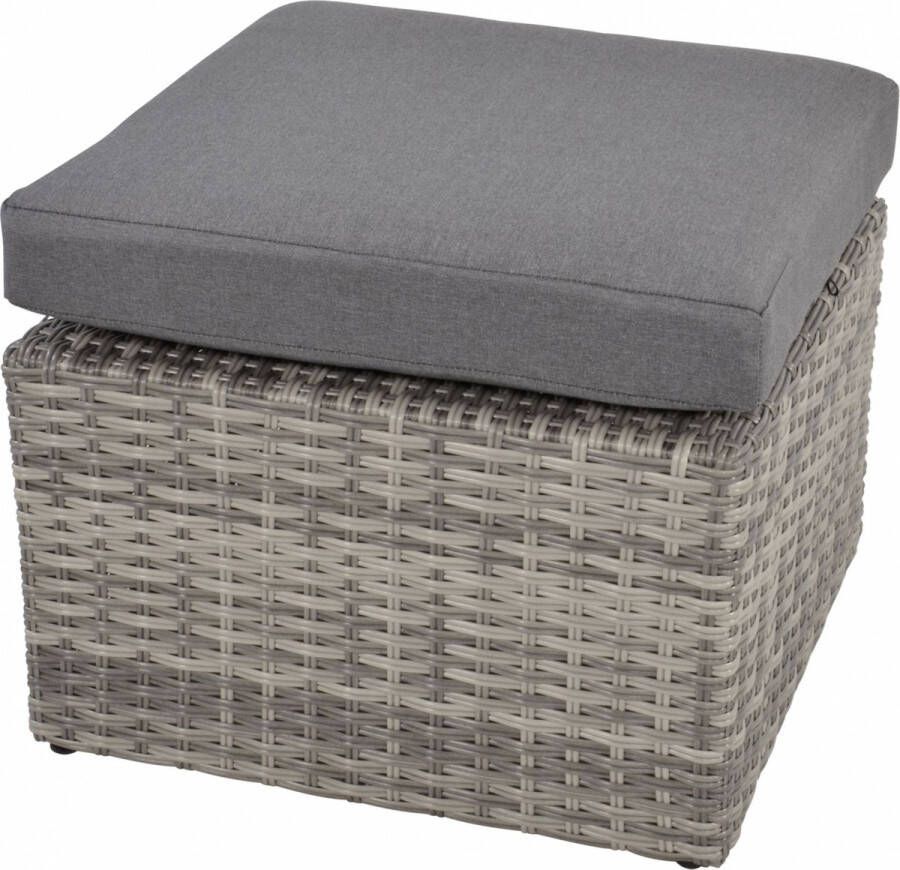 Lesliliving Hocker Valencia Smoke grijs