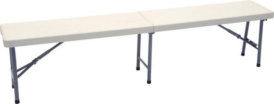 Lesliliving Lesli-Living-Bankje-inklapbaar-183x30x43-cm-wit