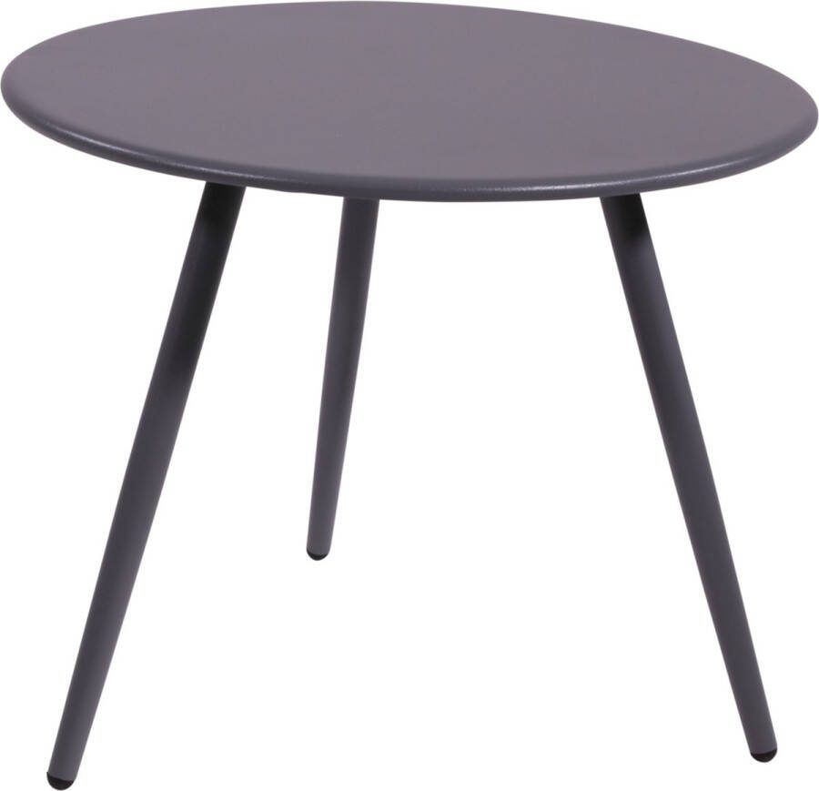 Lesliliving Lesli Living Bijzettafel Rafael 45x35 cm grijs