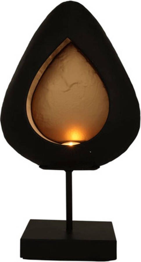 Lesliliving Lesli Living Kaarsenstandaard druppelvormig standaard 39.6x13x59.5 cm